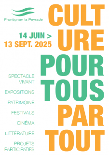 Programme Culture juin à septembre | Ville de Frontignan