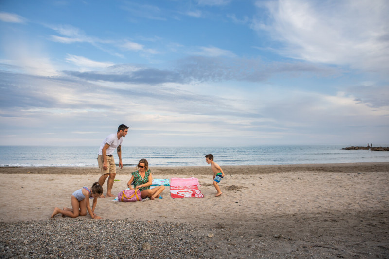 An den Strand gehen