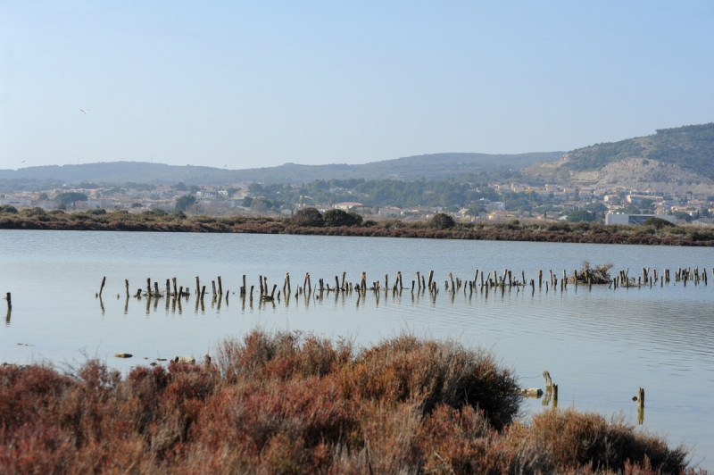 The old salt pans of Frontignan