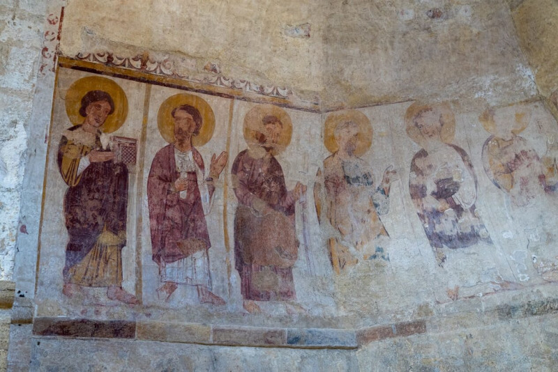 Fresques Chapelle St Pierre de Montbazin Fresques Chapelle St Pierre de Montbazin